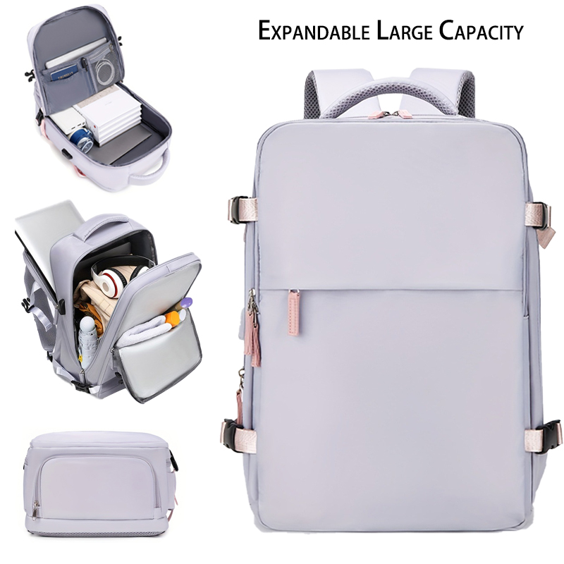 Interior Designer - Large capacity expandable travel backpack with