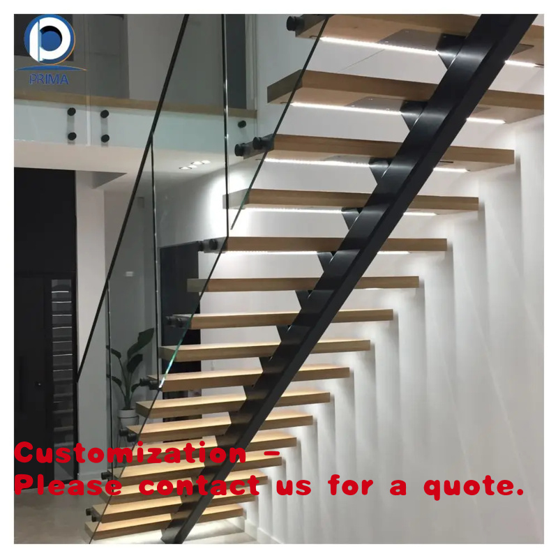 Interior Designer - custom.Single Stringer Staircase - Steel Central