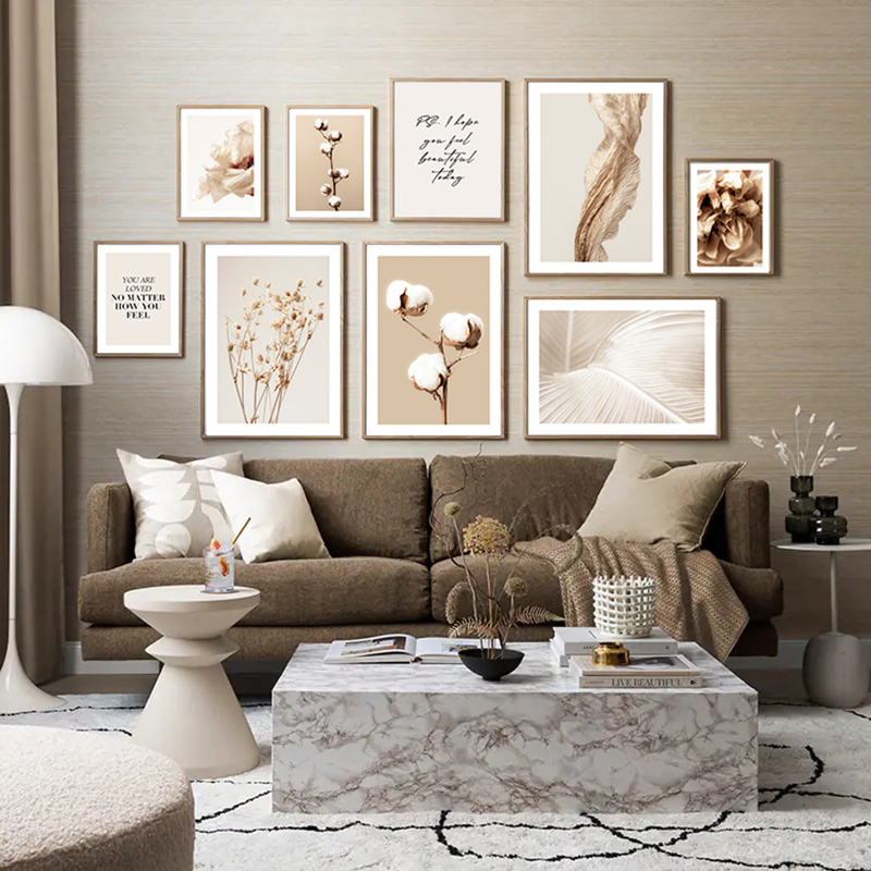 Boho Flower Pictures for Home  - огляд і ціна Interior Design Layout