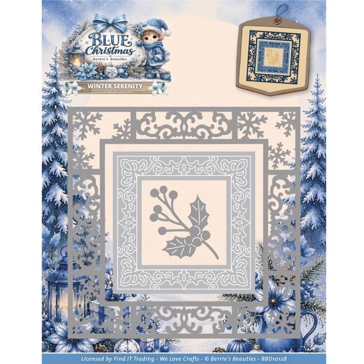 Blue Christmas Winter Serenity - огляд і ціна Interior Design Paper