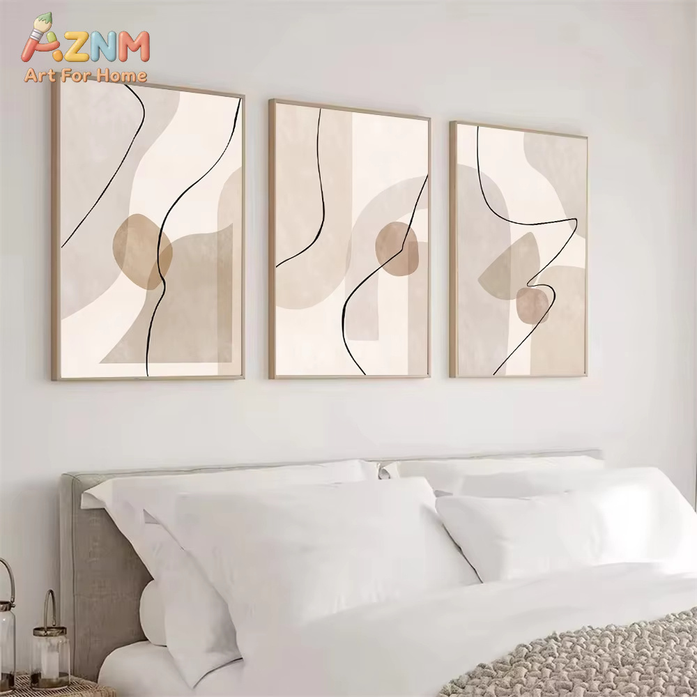 Abstract Beige Geometry Line W - огляд і ціна Interior Design Drawing