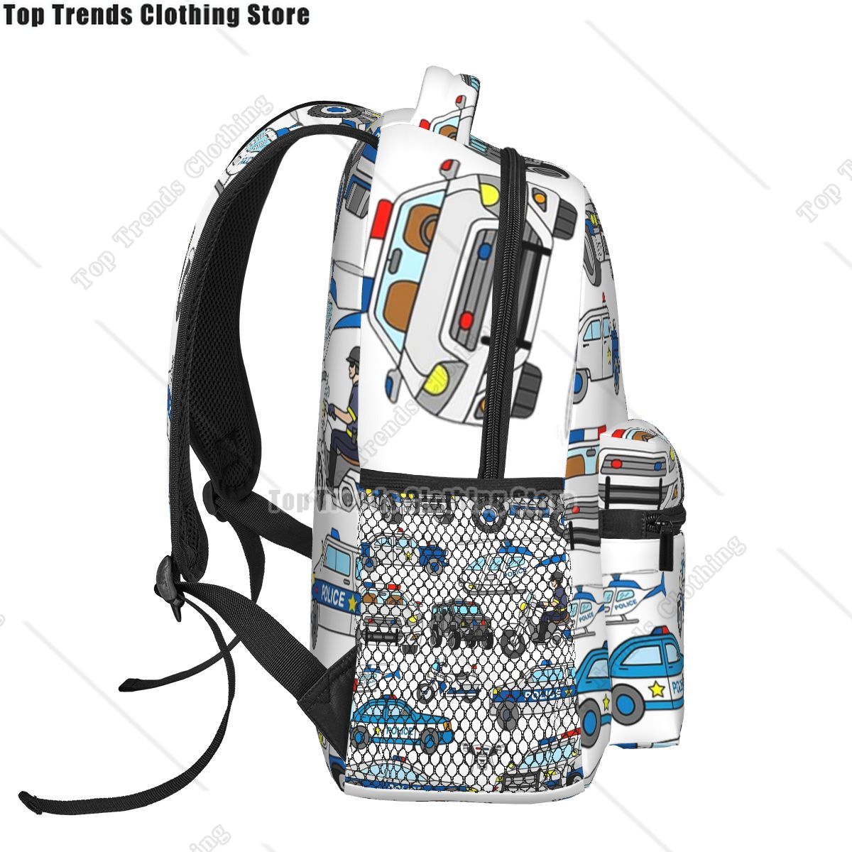 Police Car Design Backpacks Bo - огляд і ціна Interior Design Course