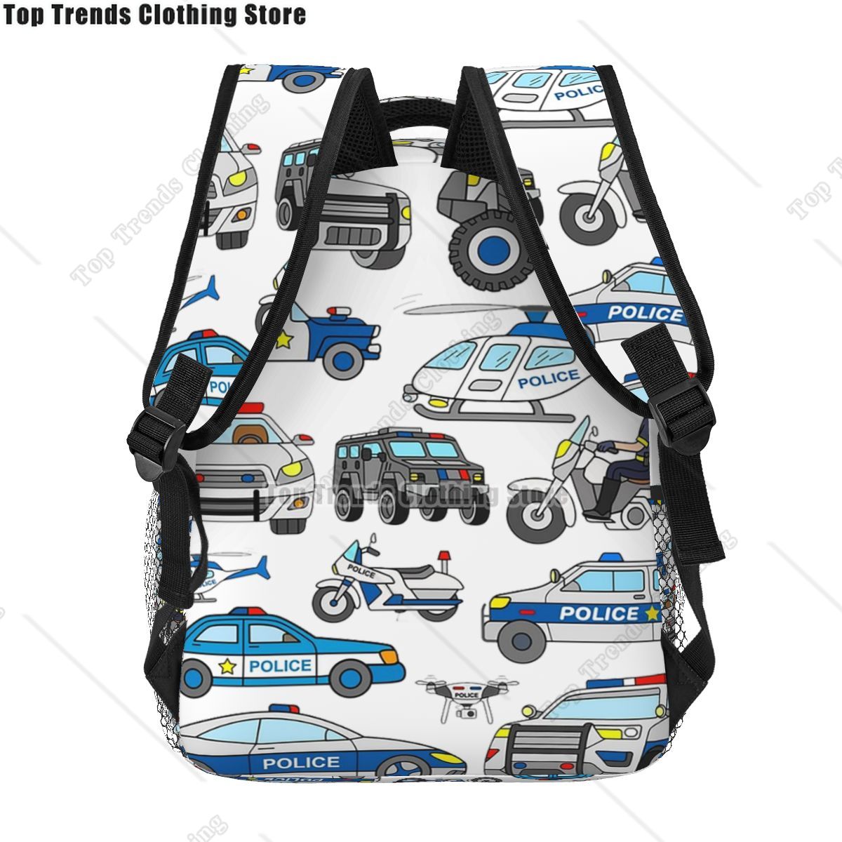 Police Car Design Backpacks Bo - огляд і ціна Interior Design Course