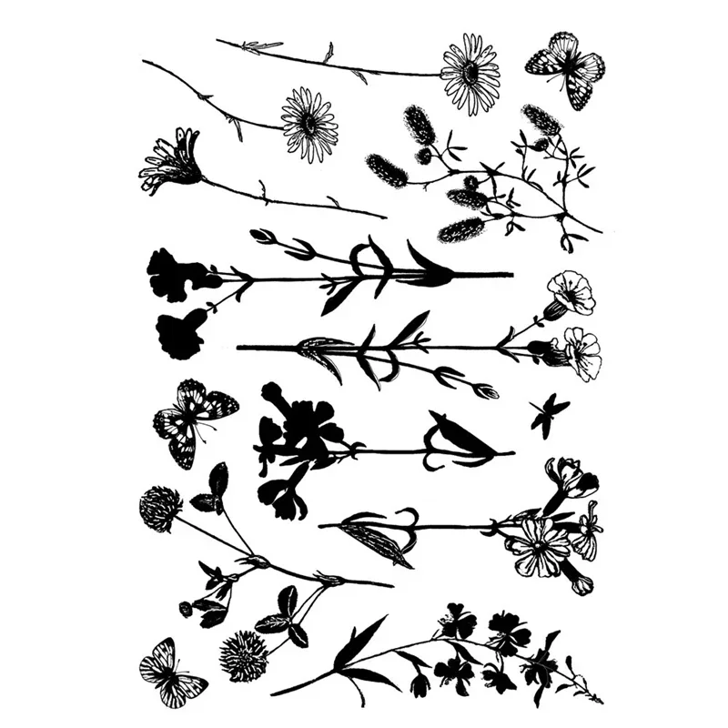 New Arrival Plant Clear Stamps - огляд і ціна Interior Design Paper