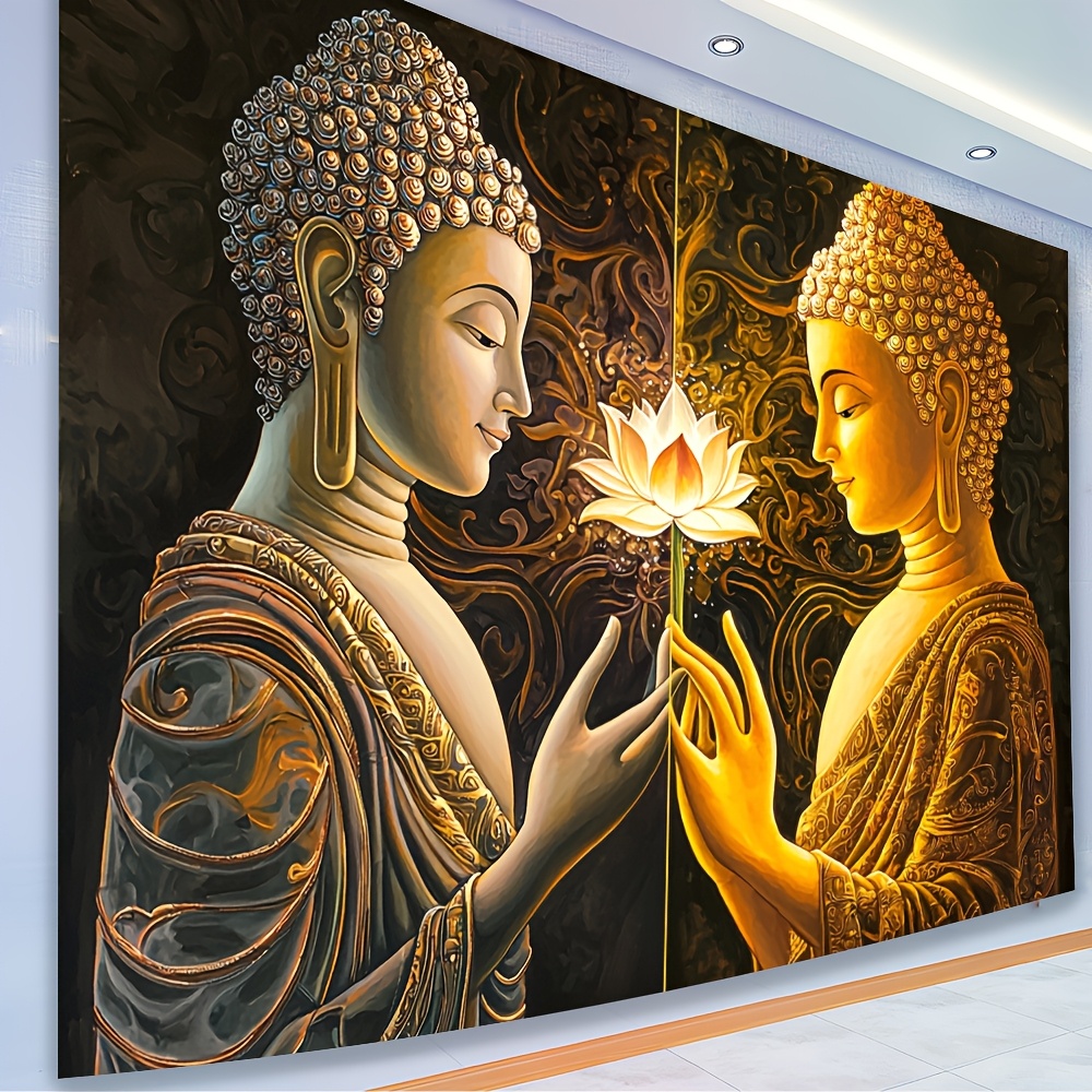 Buddha Lotus Wall Tapestry Spi - огляд і ціна Interior Design Zen Style