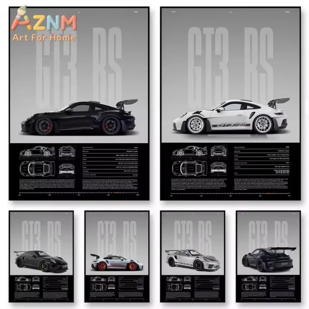 1pc Minimalist 911 GT3-RS 718  - огляд і ціна Interior Designer