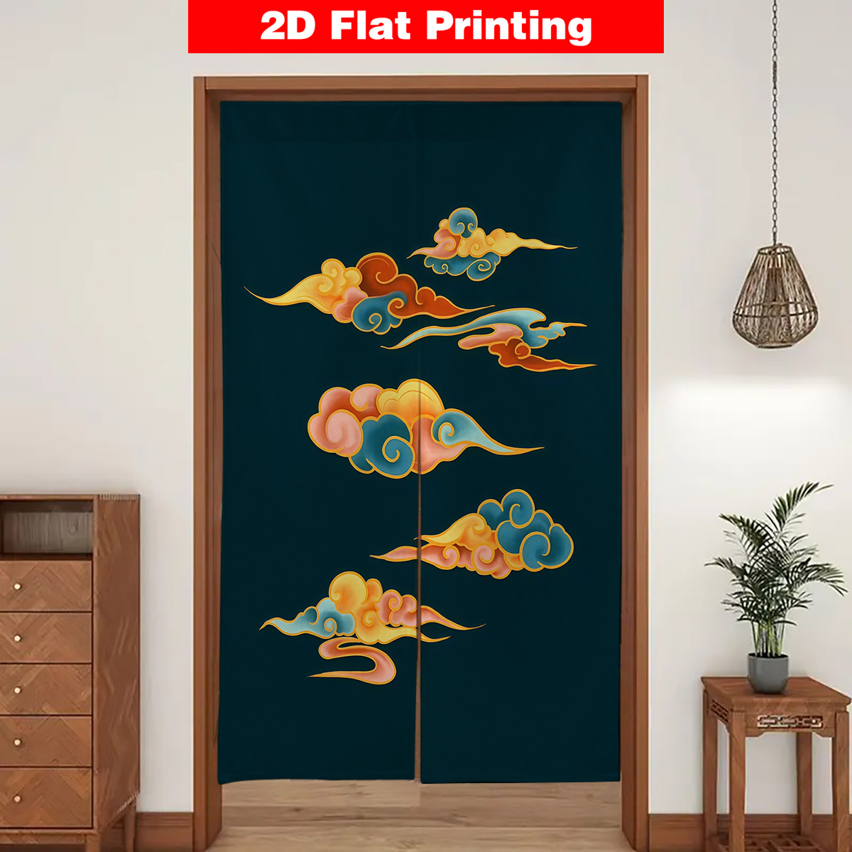 Japanese Door Curtain Screen D - огляд і ціна Interior Design Zen Style
